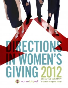 directions in womens givingcover