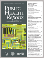Public Health Reports cover